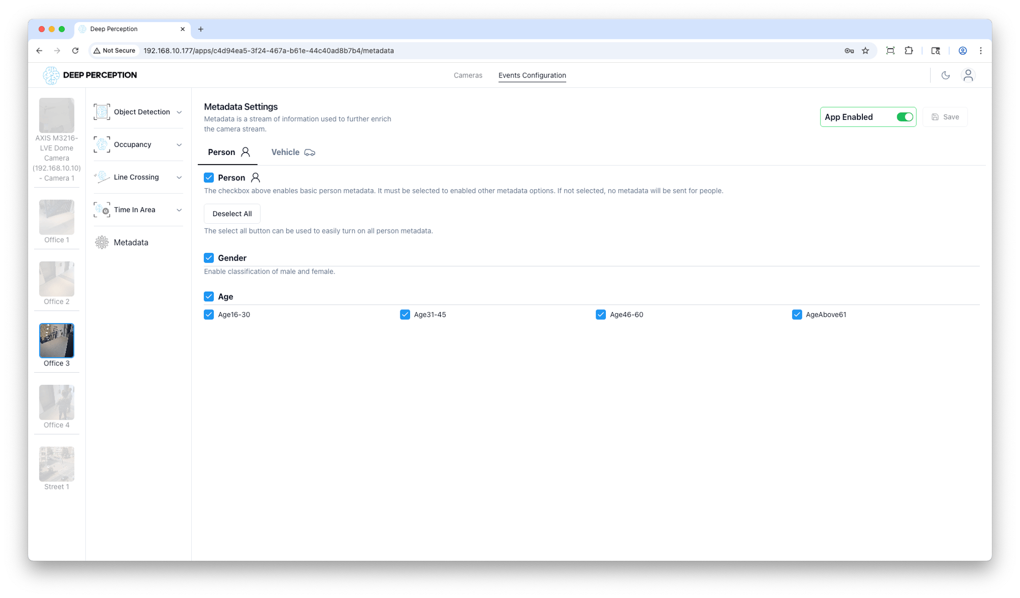 Person Metadata